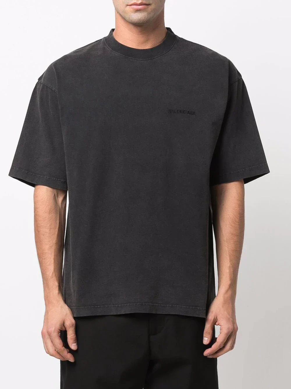 Medium-fit logo-print Black T-shirt - Exclusive Wear
