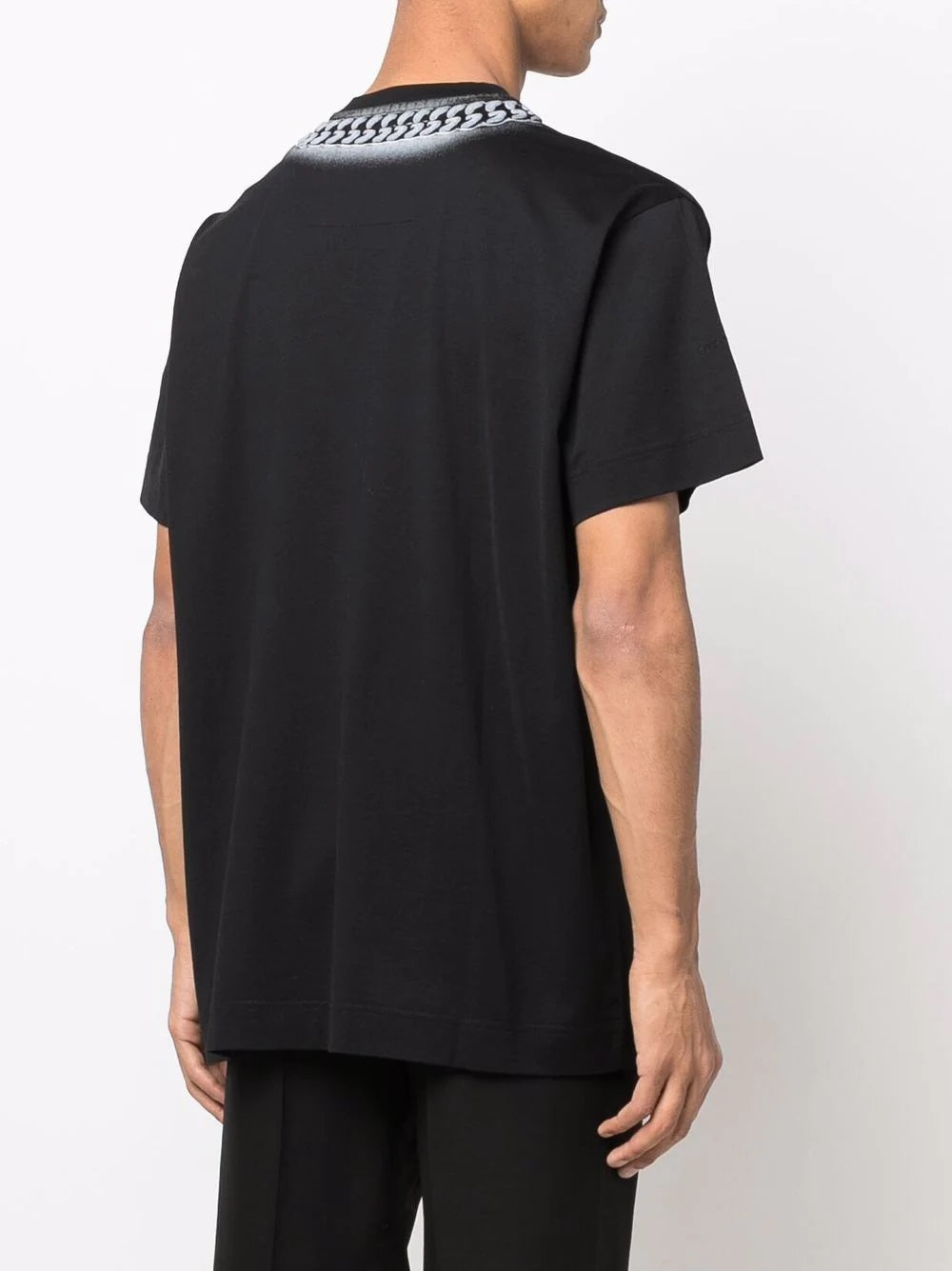 GVCH chain-link print Black T-shirt - Styledistrict