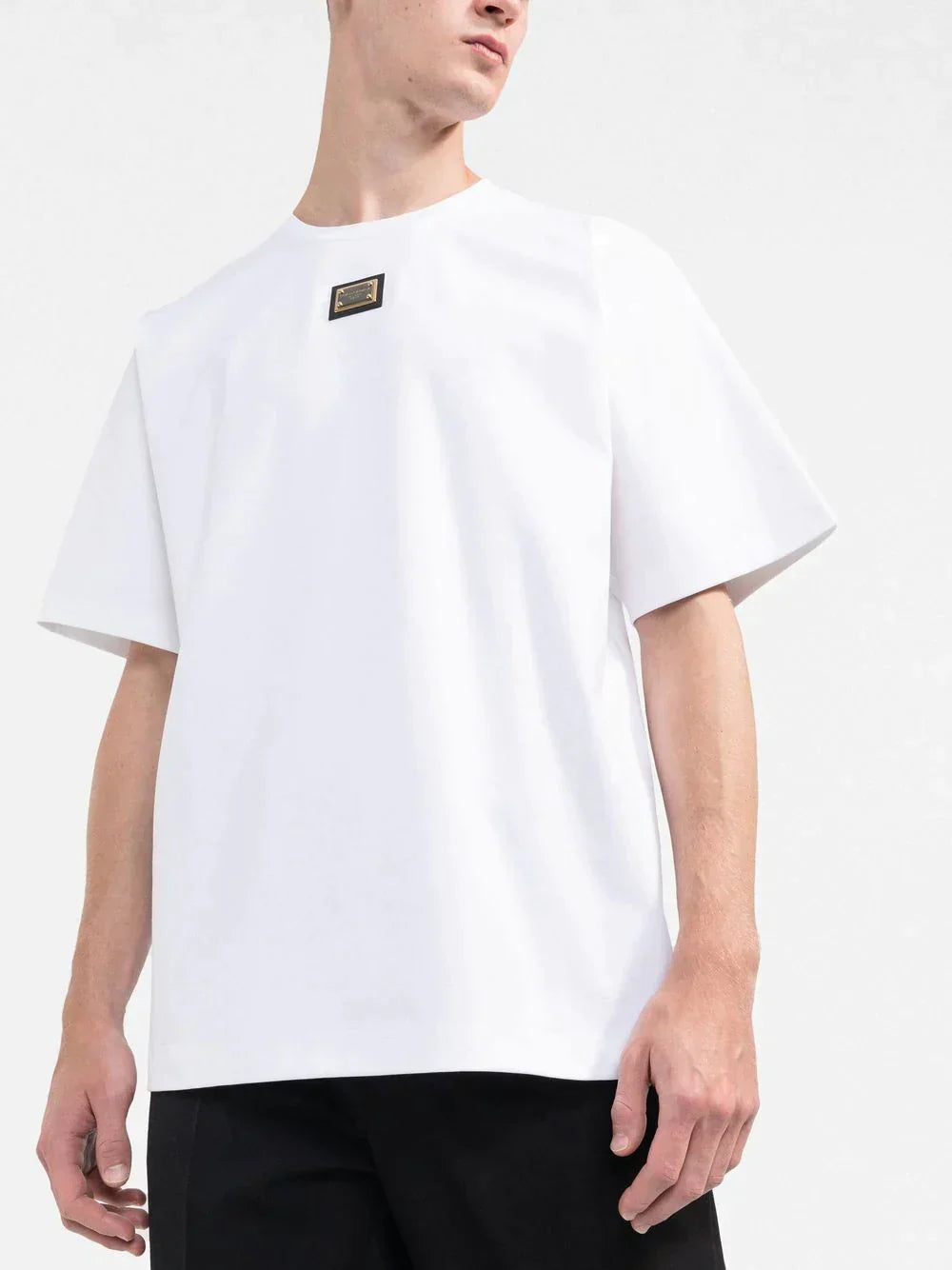 DG logo-plaque short-sleeved T-shirt - Styledistrict