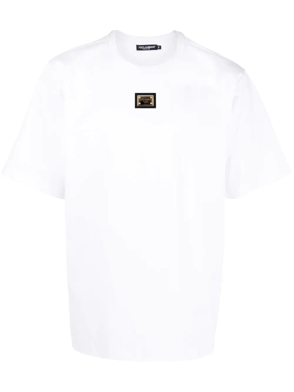 DG logo-plaque short-sleeved T-shirt - Styledistrict