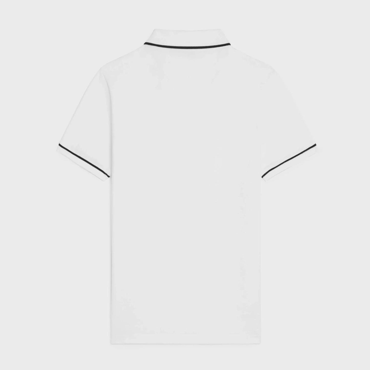 TRIOMPHE EMBROIDERY WHITE POLO SHIRT