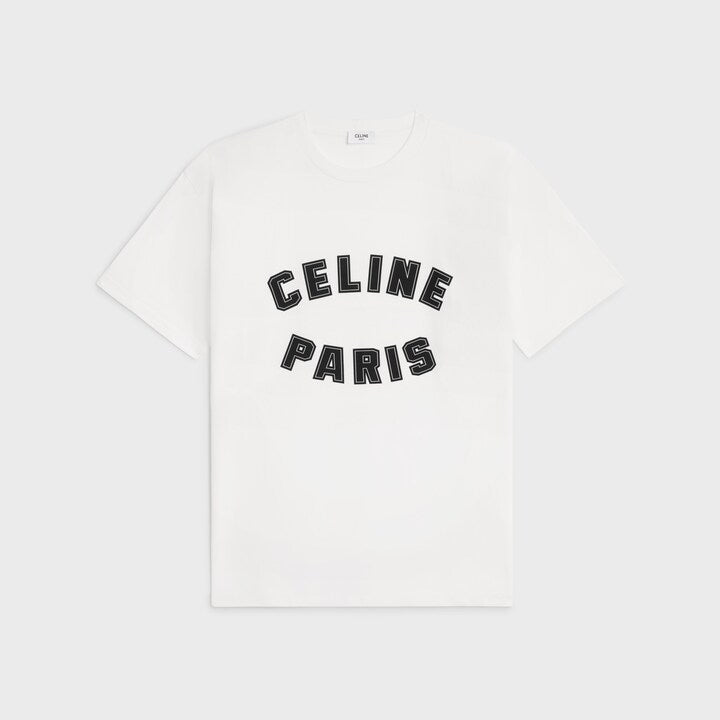 White Cotton Jersey Loose Fit T-shirt