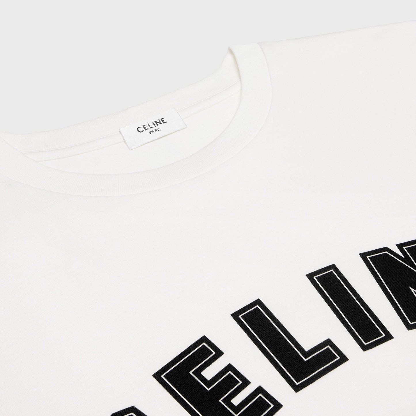 White Cotton Jersey Loose Fit T-shirt