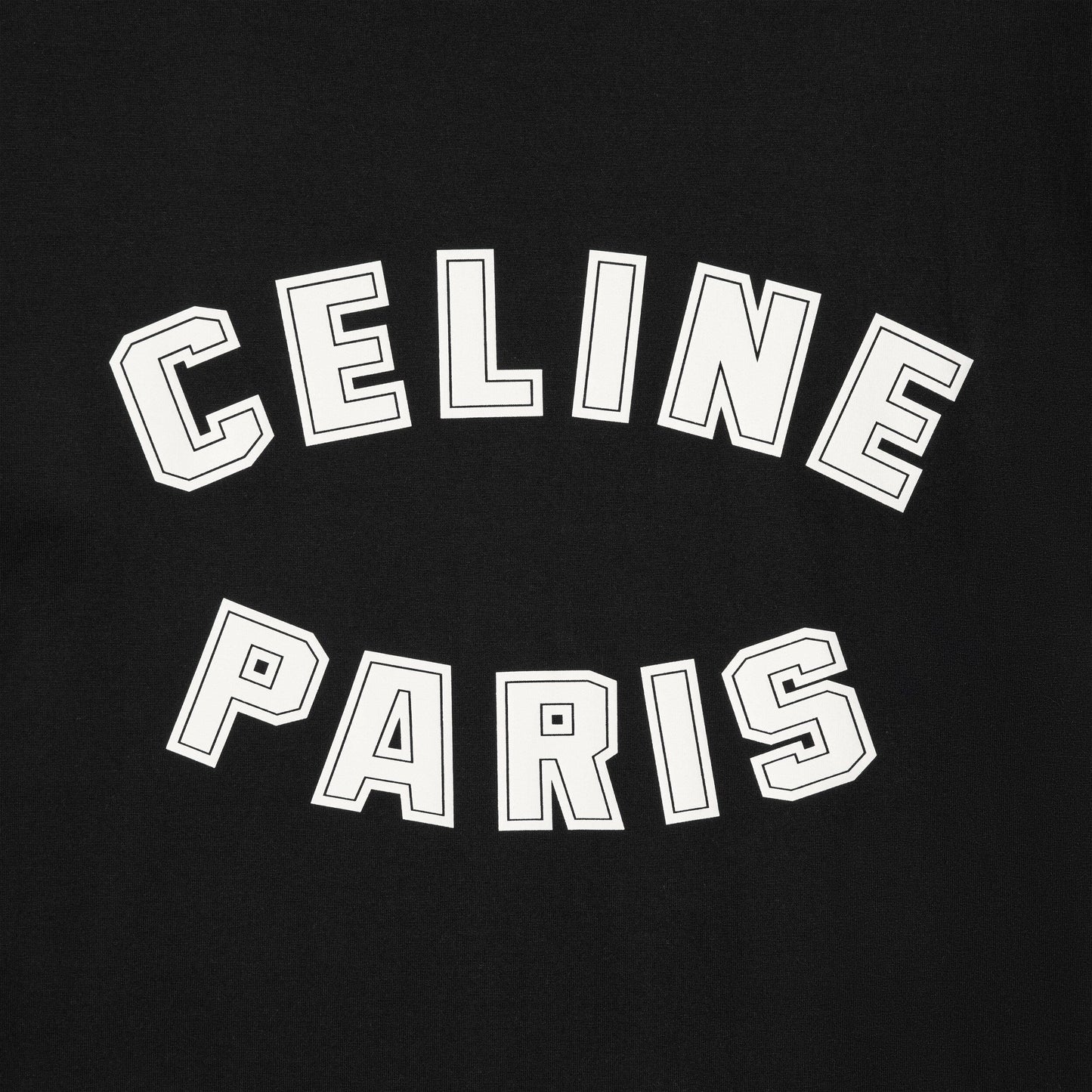 Black Cotton Jersey Loose Fit T-shirt