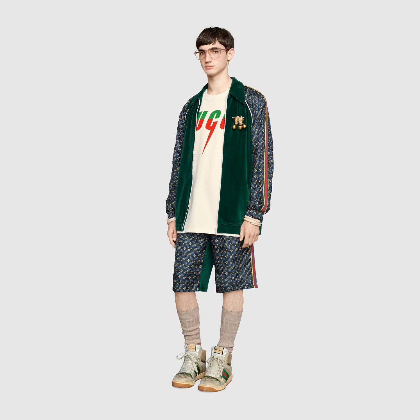 GUC Blade Print White T-shirt - Styledistrict