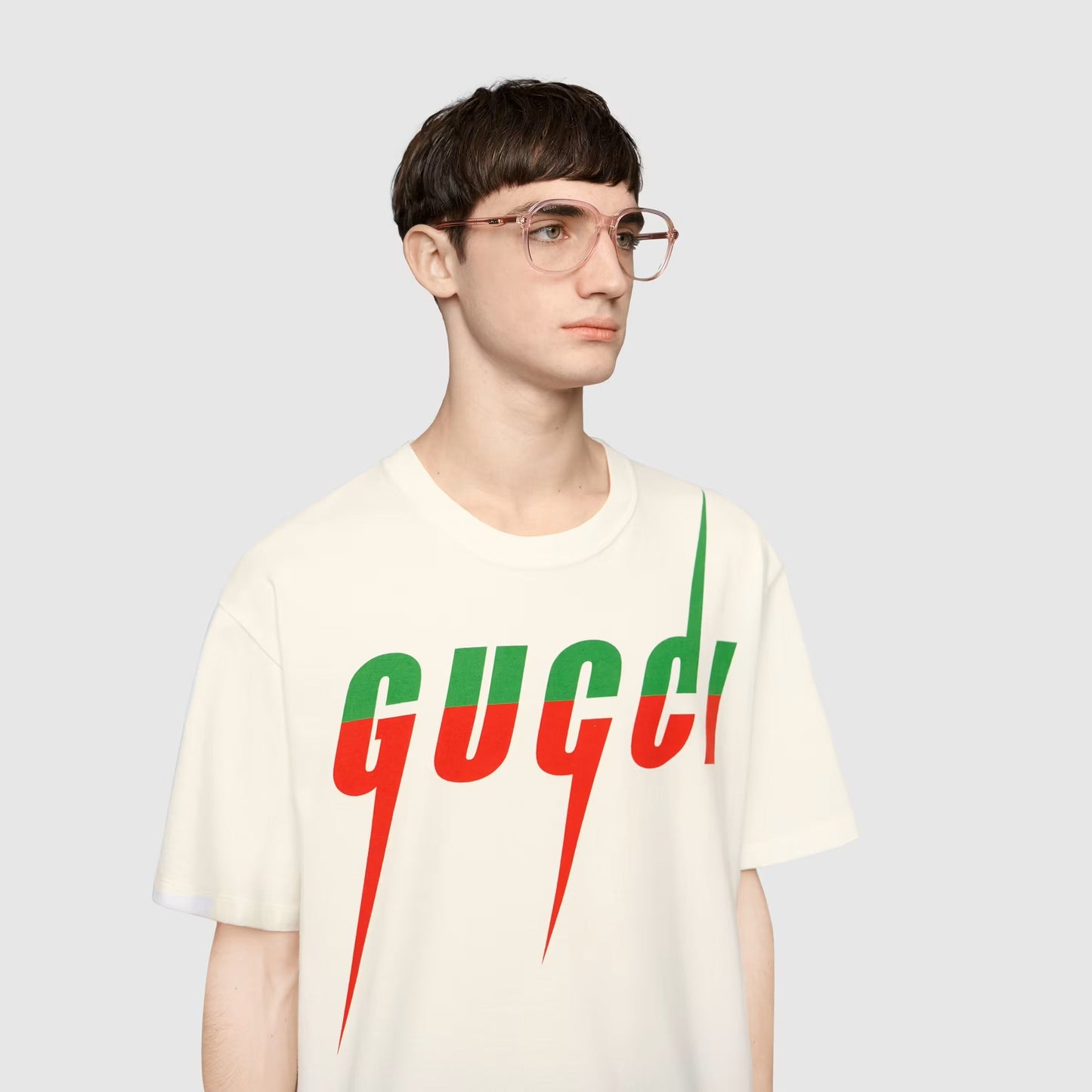 GUC Blade Print White T-shirt - Styledistrict