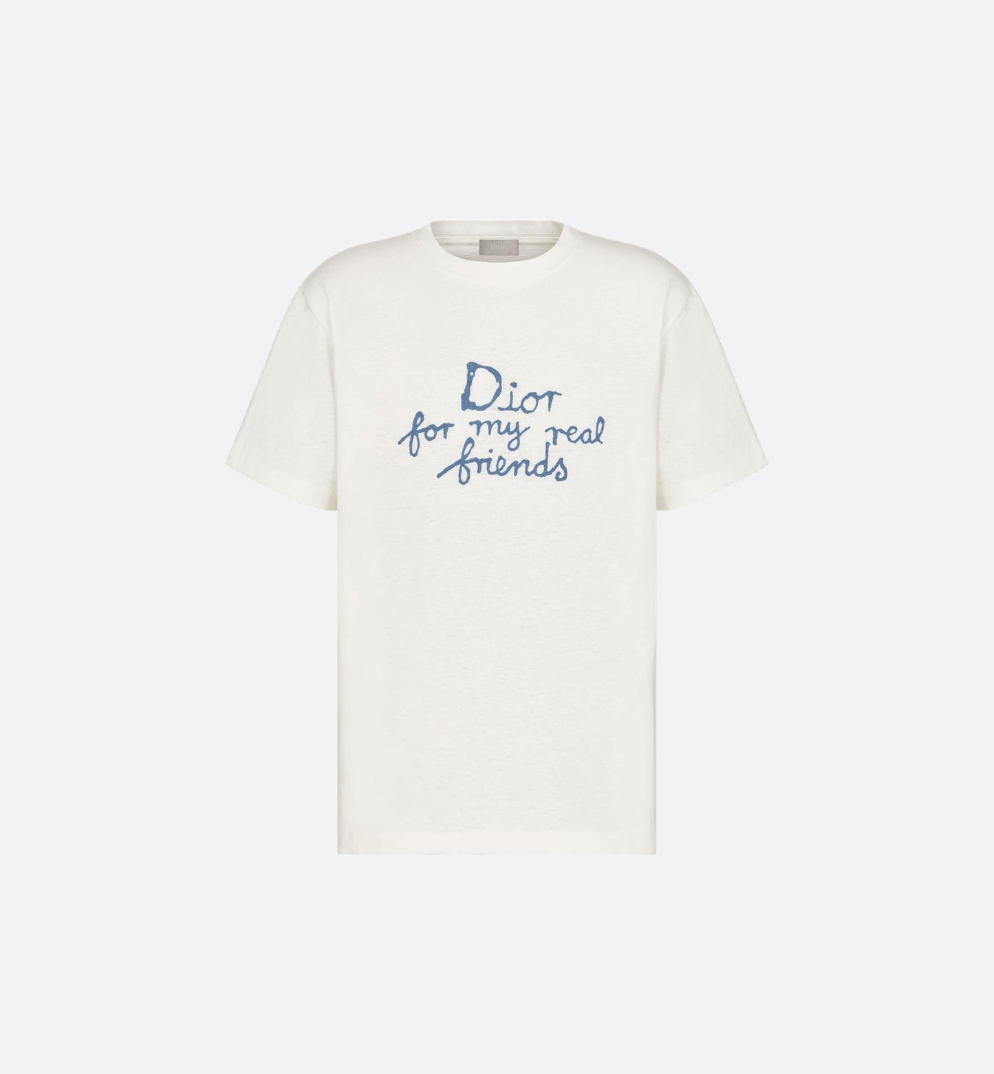 Hylton Nel For My Real Friends Embroidered White T-shirt