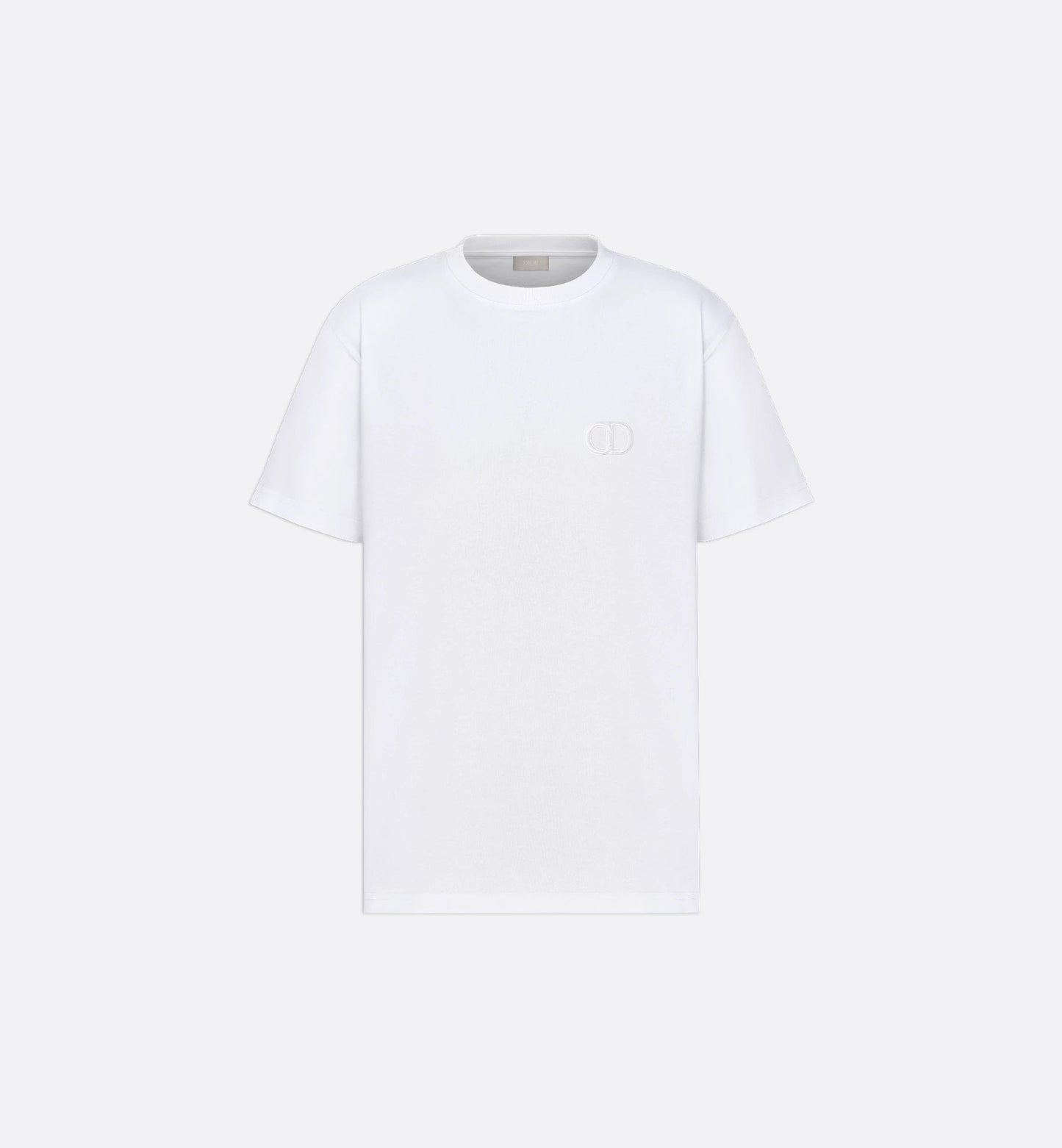 CD ICON Relaxed Fit White T-shirt