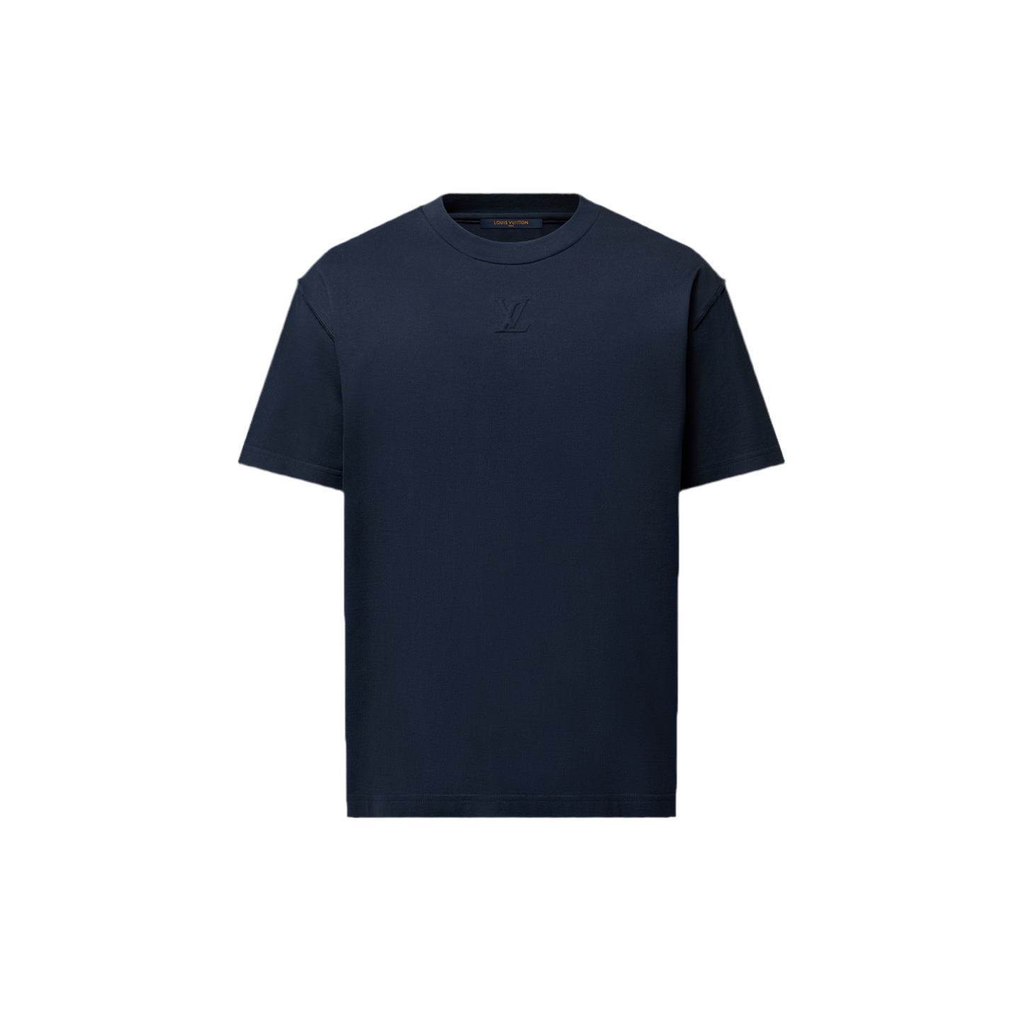 Embossed Logo Blue T-shirt