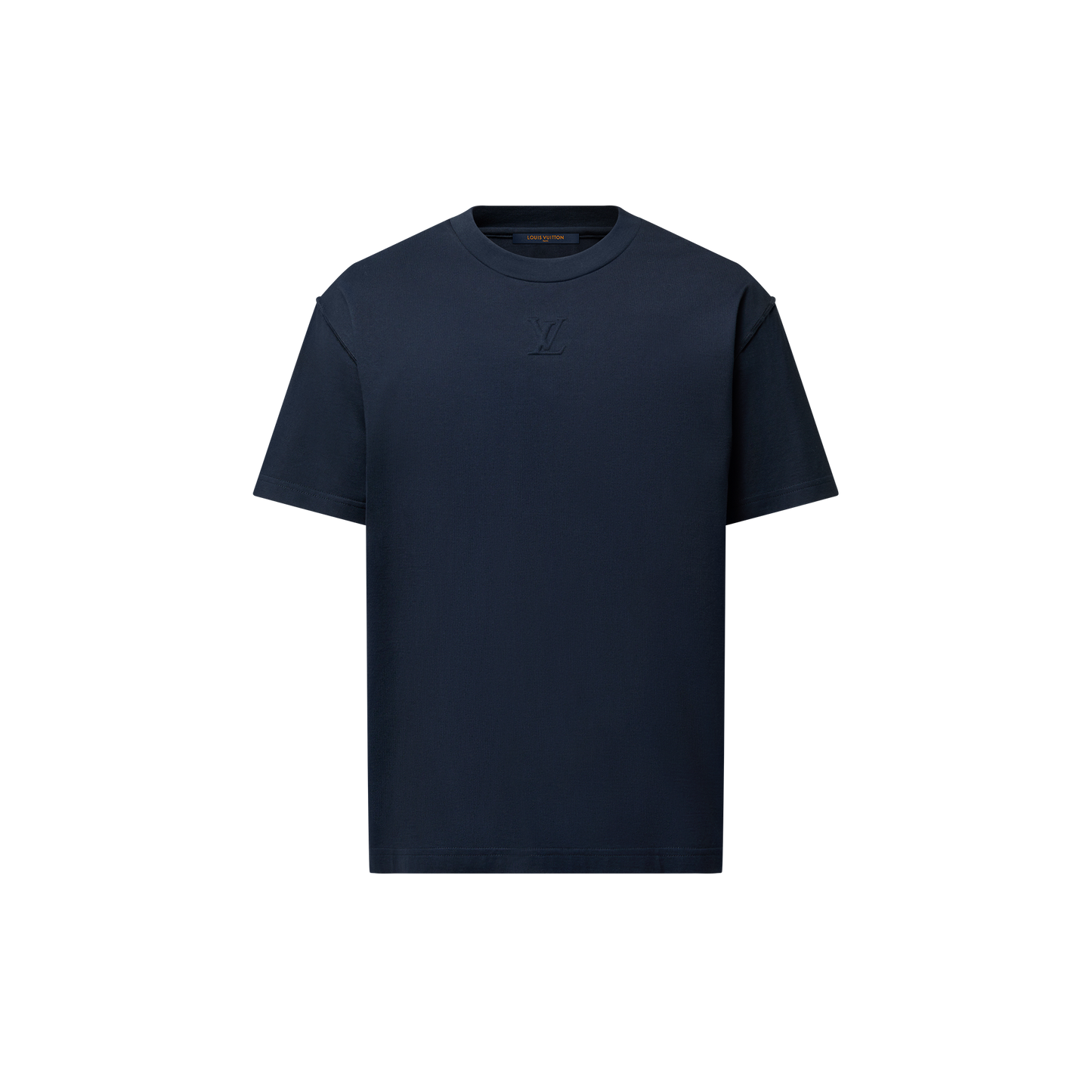 Embossed Logo Blue T-shirt