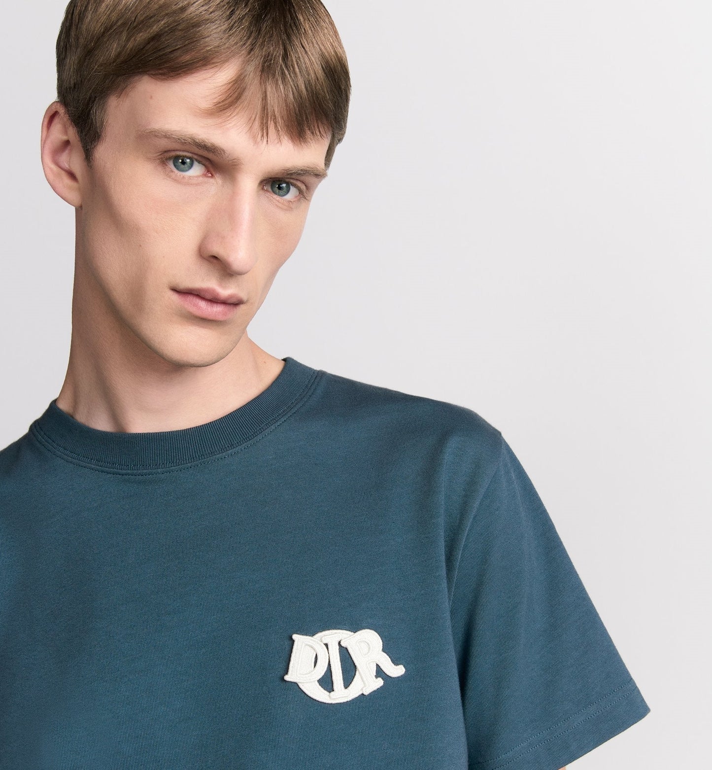 Charm Relaxed Fit Blue T-shirt