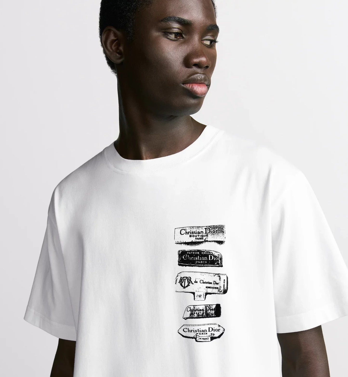 Archives Labels Relaxed Fit White T-shirt