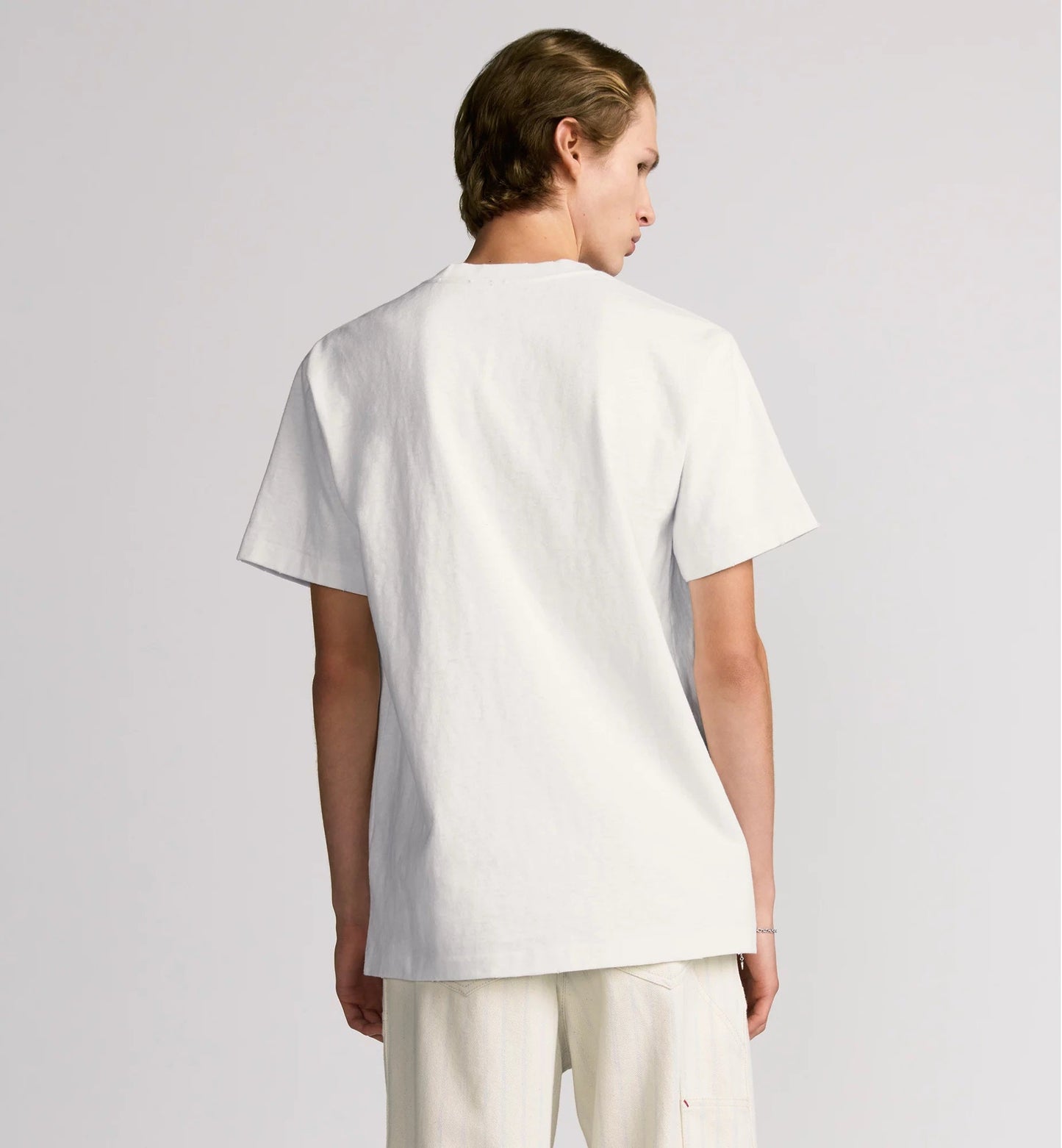 Hylton Nel For My Real Friends Embroidered White T-shirt