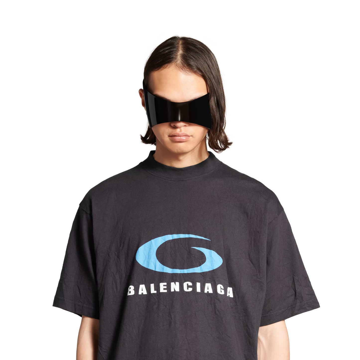 LOOP SPORTS ICON MEDIUM FIT BLACK T-SHIRT