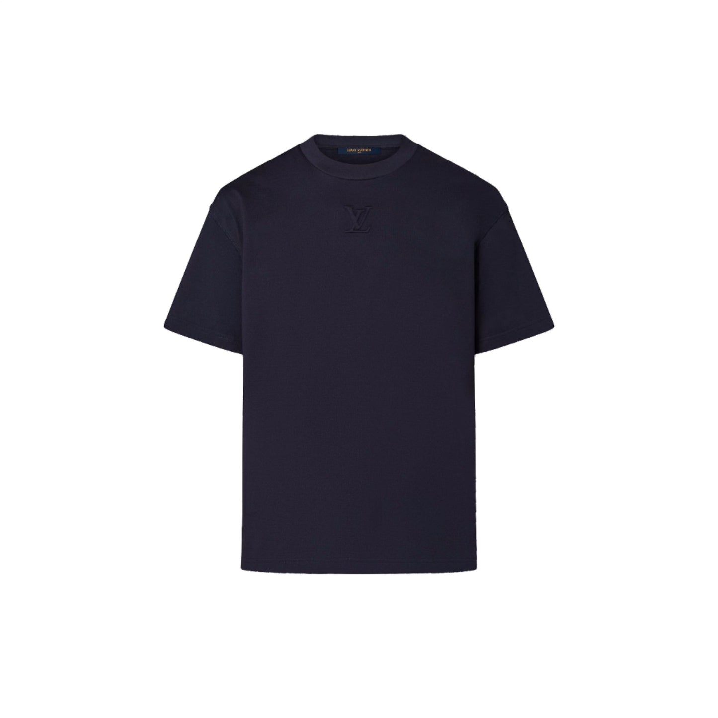 Black T-shirt with Embossed Logo