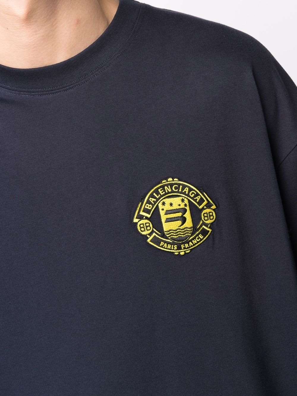 BLCG Logo-embroidered Black T-shirt - Styledistrict