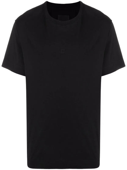 GVCH 4G EMBROIDERED Black T-SHIRT - Styledistrict