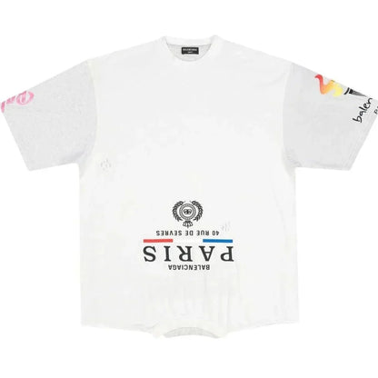 Speed Hunter Oversized White T-shirt - Exclusive Wear