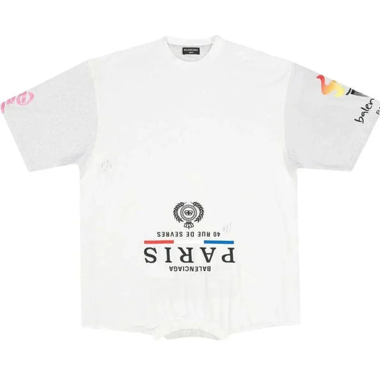 Speed Hunter Oversized White T-shirt - Exclusive Wear