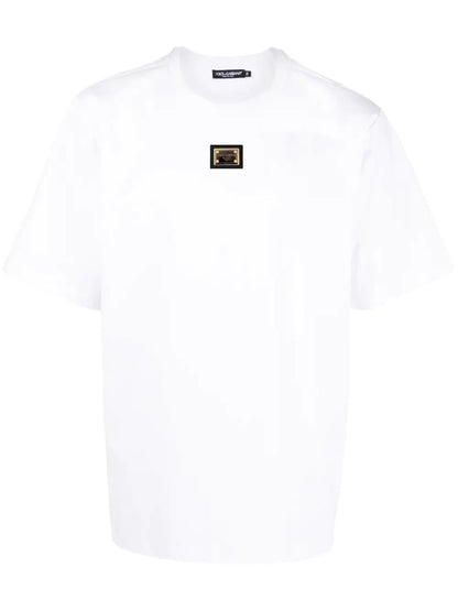 DG logo-plaque short-sleeved T-shirt - Styledistrict