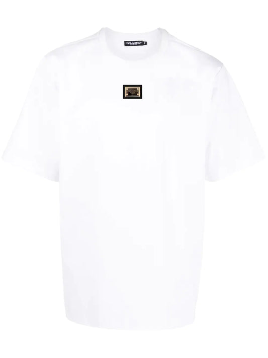 DG logo-plaque short-sleeved T-shirt - Styledistrict