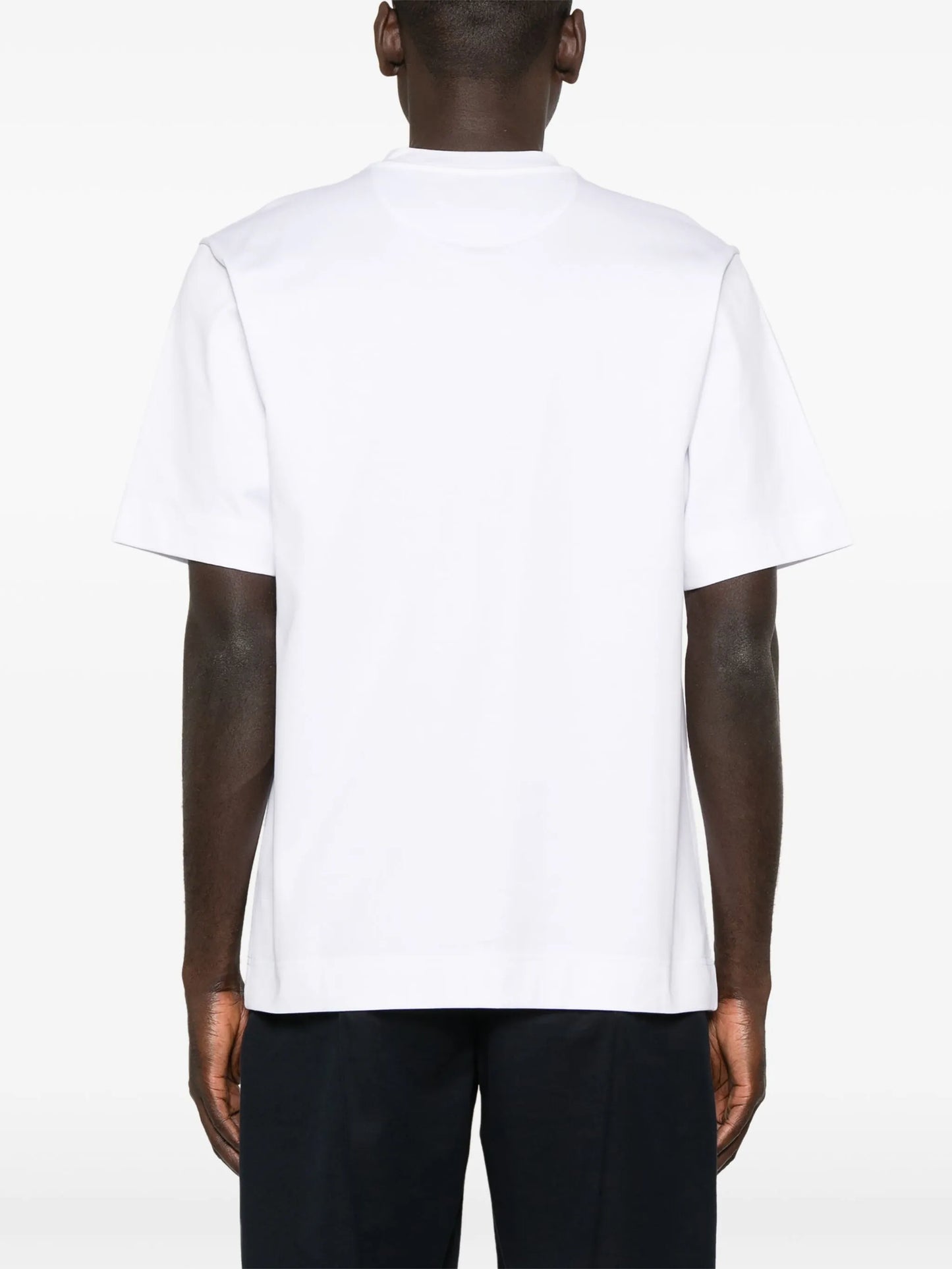 FF Plaque White Cotton T-shirt