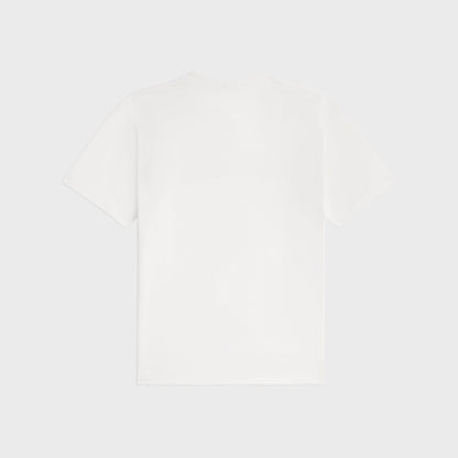 White Cotton Jersey Loose Fit T-shirt