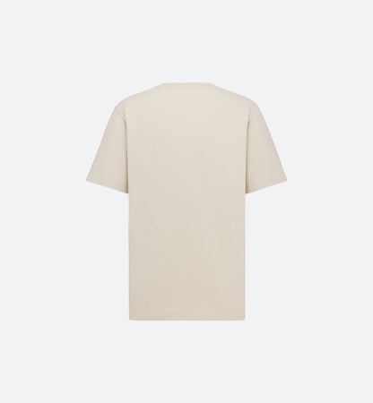 Charm Relaxed Fit Beige T-shirt