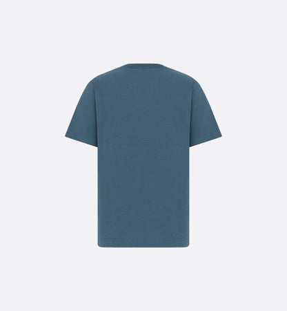 Charm Relaxed Fit Blue T-shirt