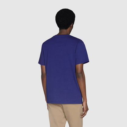 GUC Animal Patterns Blue T-shirt - Styledistrict
