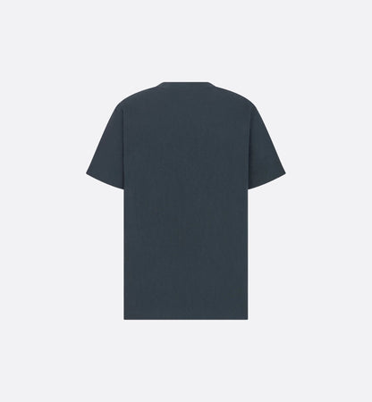 Hylton Nel For My Real Friends Embroidered Navy Blue T-shirt