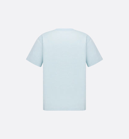 Hylton Nel Embroidered Blue T-shirt