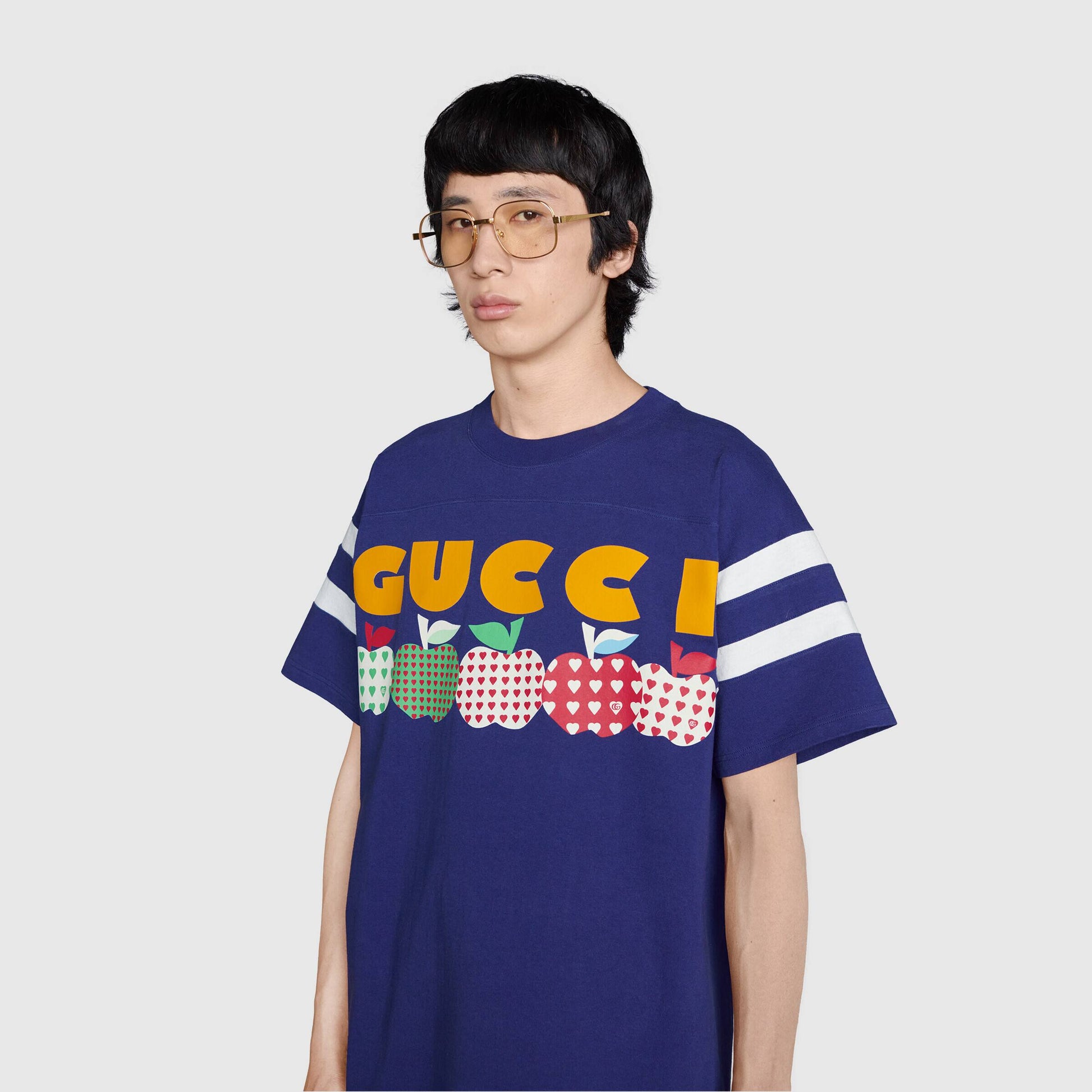 GUC Les Pommes Purple T-shirt - Styledistrict