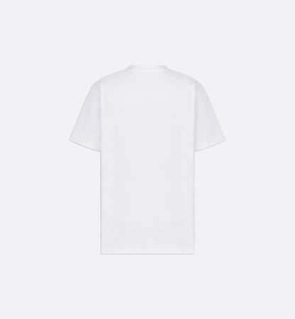 CD ICON Relaxed Fit White T-shirt