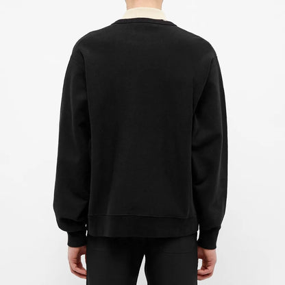 GUC Sexiness Logo Print Black Sweatshirt - Styledistrict