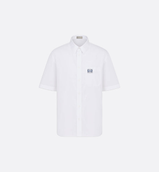 Charm Short Sleeved White Shirt