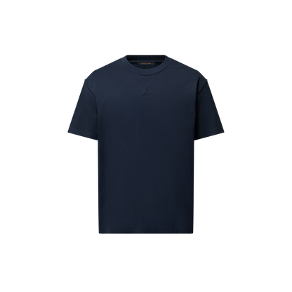 Embossed Logo Blue T-shirt