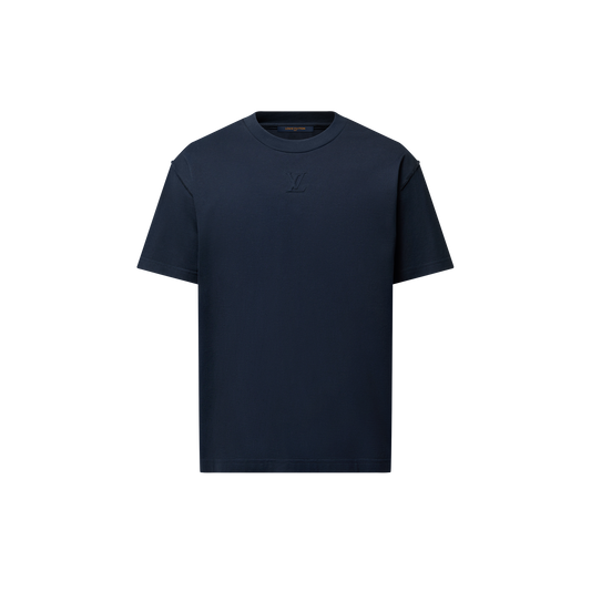 Embossed Logo Blue T-shirt