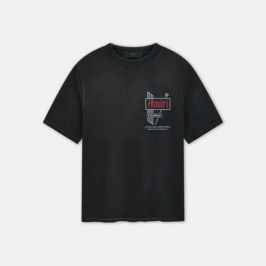 VINTAGE LOUNGE BLACK T-SHIRT