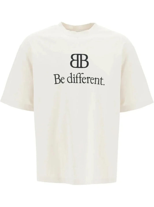 BB Be Different White Oversize T-shirt