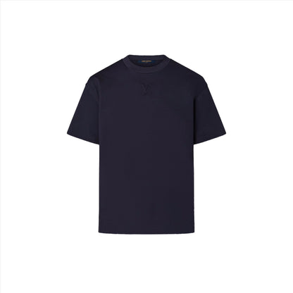 Black T-shirt with Embossed Logo