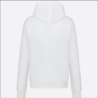 KENNY SCHARF WHITE HOODED SWEATSHIRT - Exclusive Wear